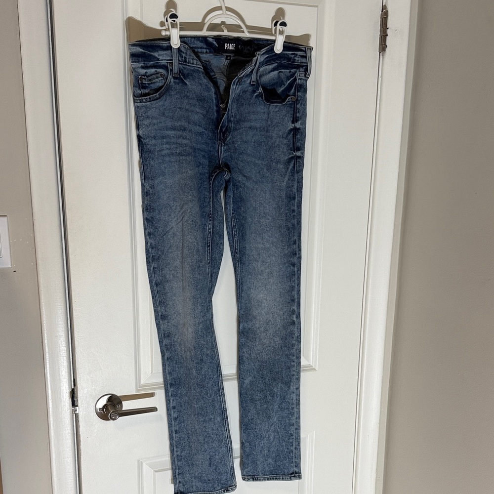 PAIGE Light Blue Slim Jeans